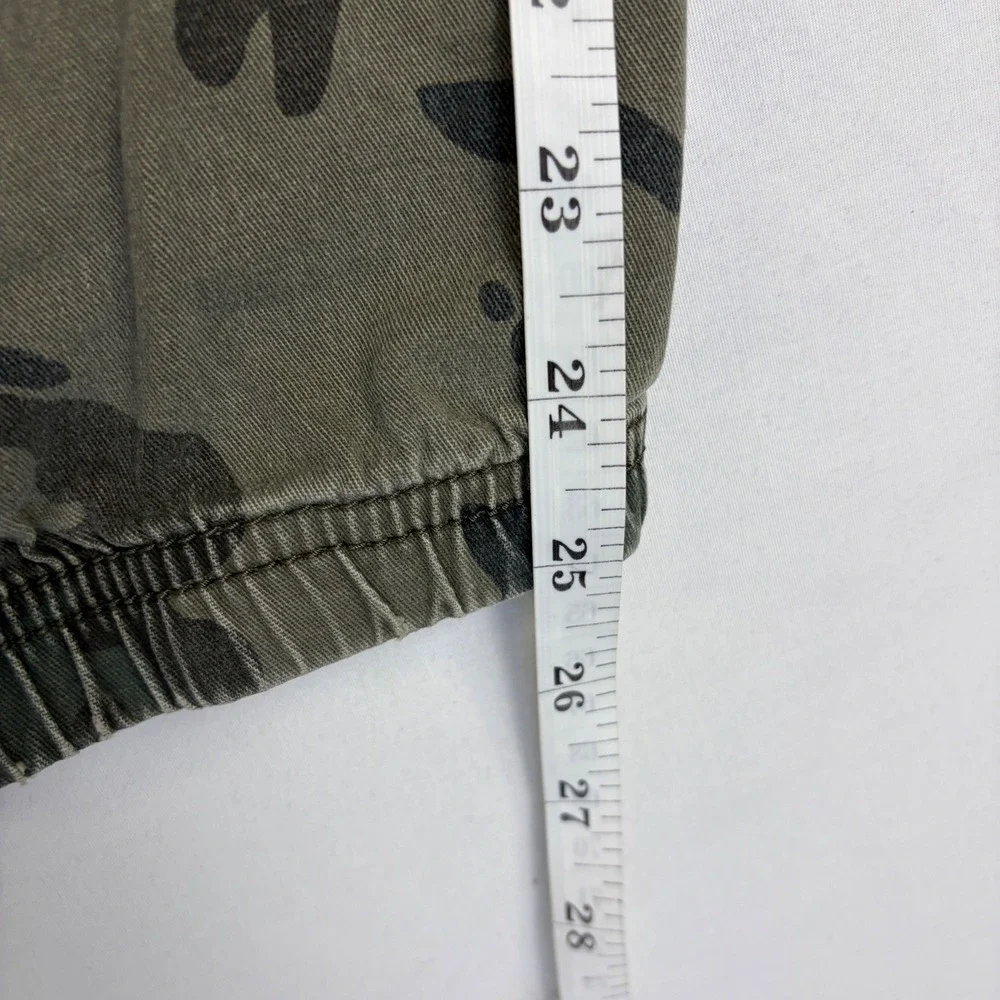 Wrangler Boys Camo Cargo‎ Jogger Canvas Pants Green Camouflage Size 14 Regular